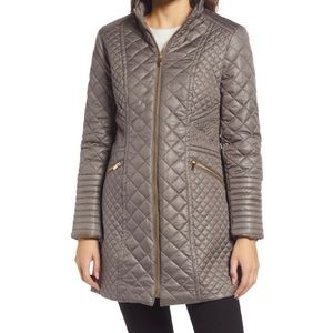 Via Spiga Quilt Walker Jacket in Skim Latte